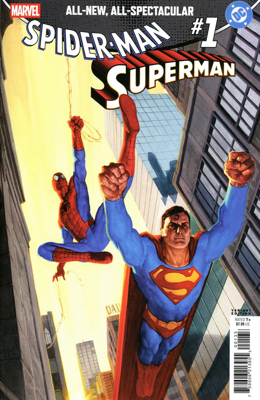 MARVEL/DC: SPIDER-MAN/SUPERMAN #1 E.M. GIST 1:25 VARIANT (Marvel 2026) Comic
