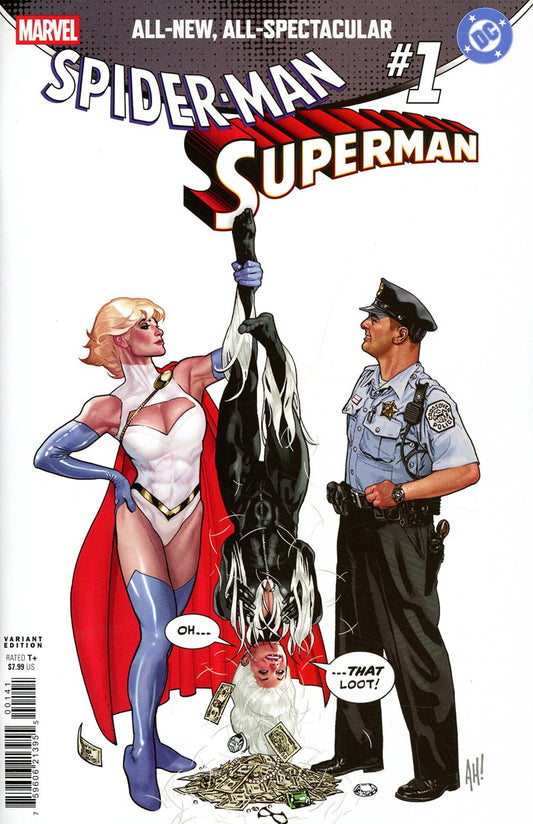 MARVEL/DC: SPIDER-MAN/SUPERMAN #1 ADAM HUGHES VARIANT (Marvel 2026) Comic