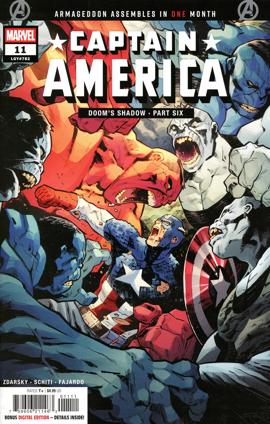 CAPTAIN AMERICA #11 (Marvel 2026) 1st Print Comic