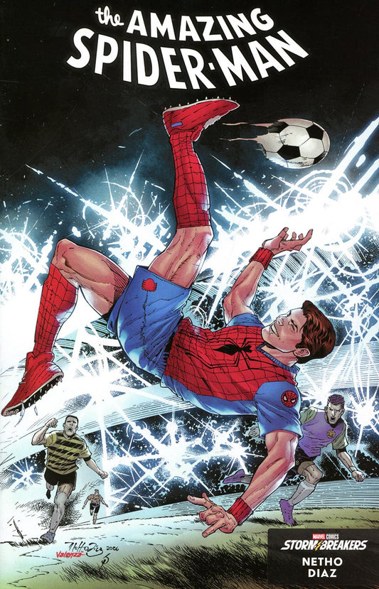 AMAZING SPIDER-MAN #30 NETHO DIAZ MARVEL SOCCER VARIANT (Marvel 2026) Comic