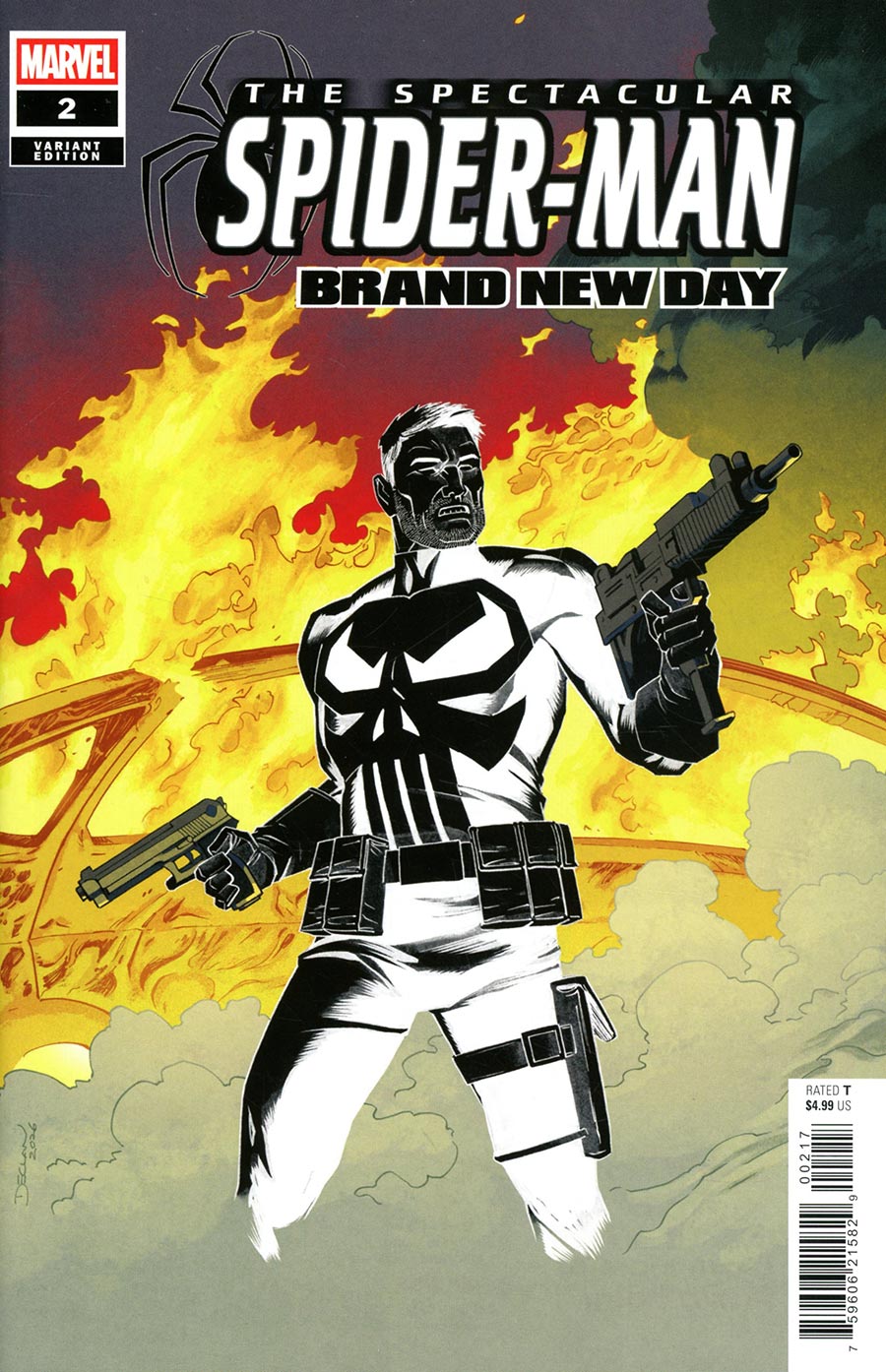SPECTACULAR SPIDER-MAN: BRAND NEW DAY #2 DECLAN SHALVEY 1:25 VARIANT (2026) Comic