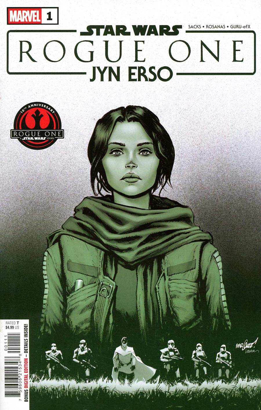 STAR WARS: ROGUE ONE JYN ERSO #1 (Marvel 2026) 1st Print Comic