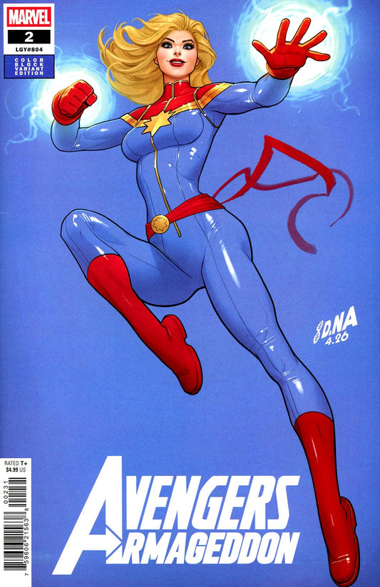 AVENGERS: ARMAGEDDON #2 DAVID NAKAYAMA COLOR BLOCK BLUE VARIANT (2026) Comic