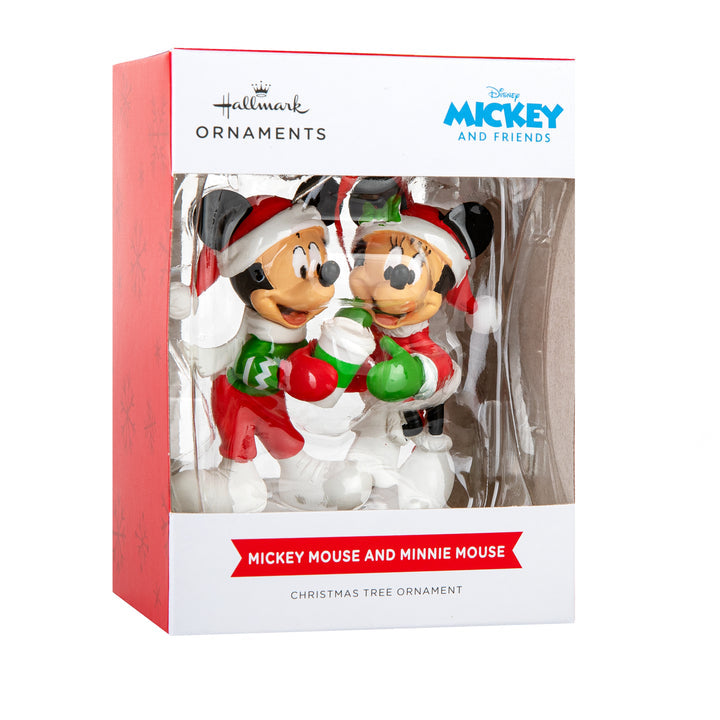 HALLMARK DISNEY MINNIE & MICKEY CHRISTMAS TREE ORNAMENT