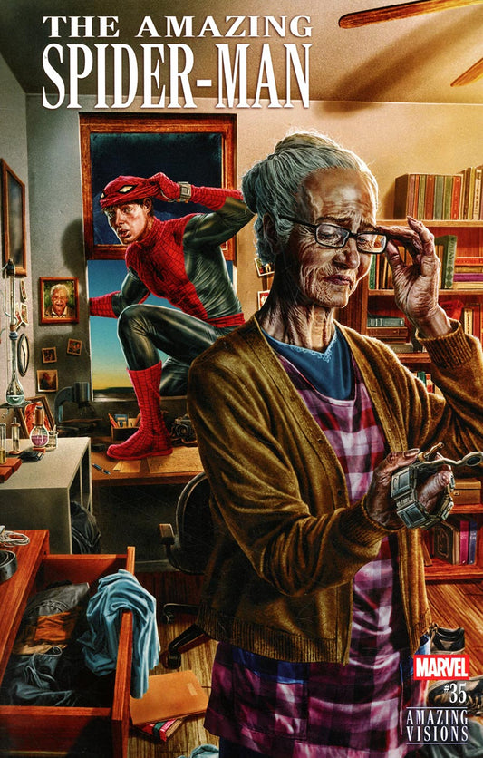 AMAZING SPIDER-MAN #35 LEE BERMEJO AMAZING VISIONS VARIANT (Marvel 2026) Comic