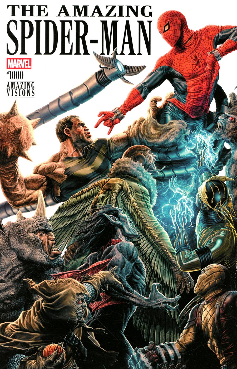 AMAZING SPIDER-MAN #1000 LEE BERMEJO AMAZING VISIONS VARIANT (Marvel 2026) Comic