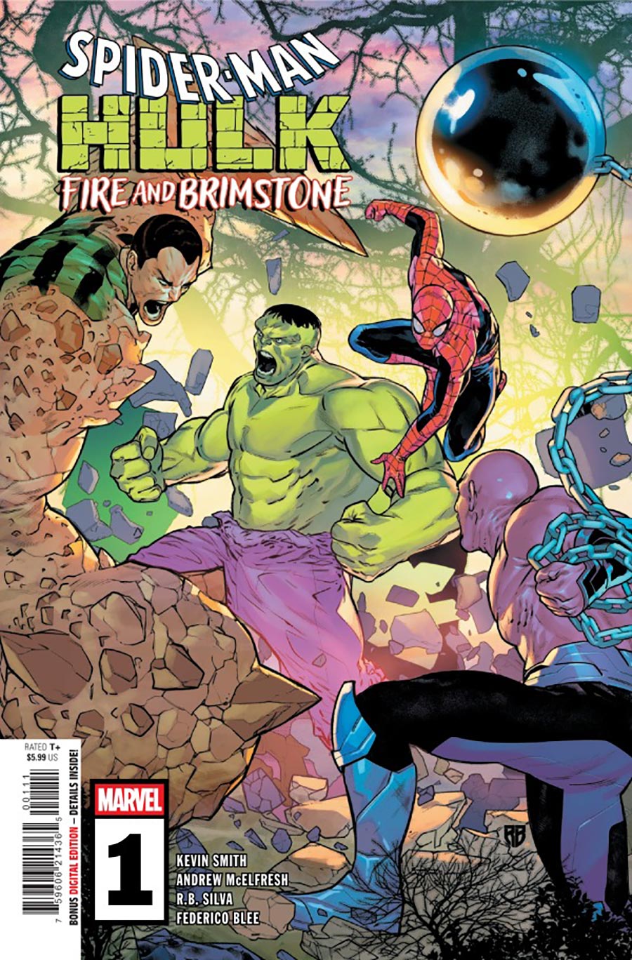 SPIDER-MAN/HULK: FIRE AND BRIMSTONE #1 (Marvel 2026) 1st Print Comic