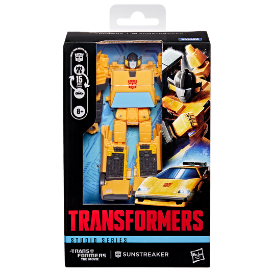 TRANSFORMERS STUDIO SERIES MOVIE DLX CLASS SUNSTREAKER ACTION FIGURE