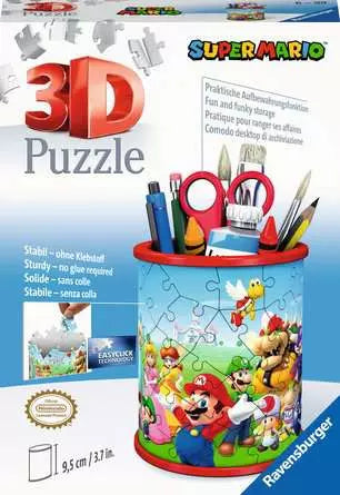 Super Mario Pencil Holder 54pc 3D PUZZLE