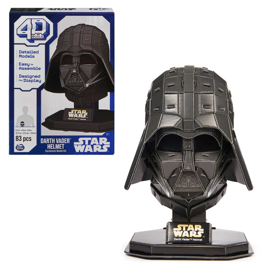 4D BUILD STAR WARS VADER HELMET 3D PUZZLE KIT