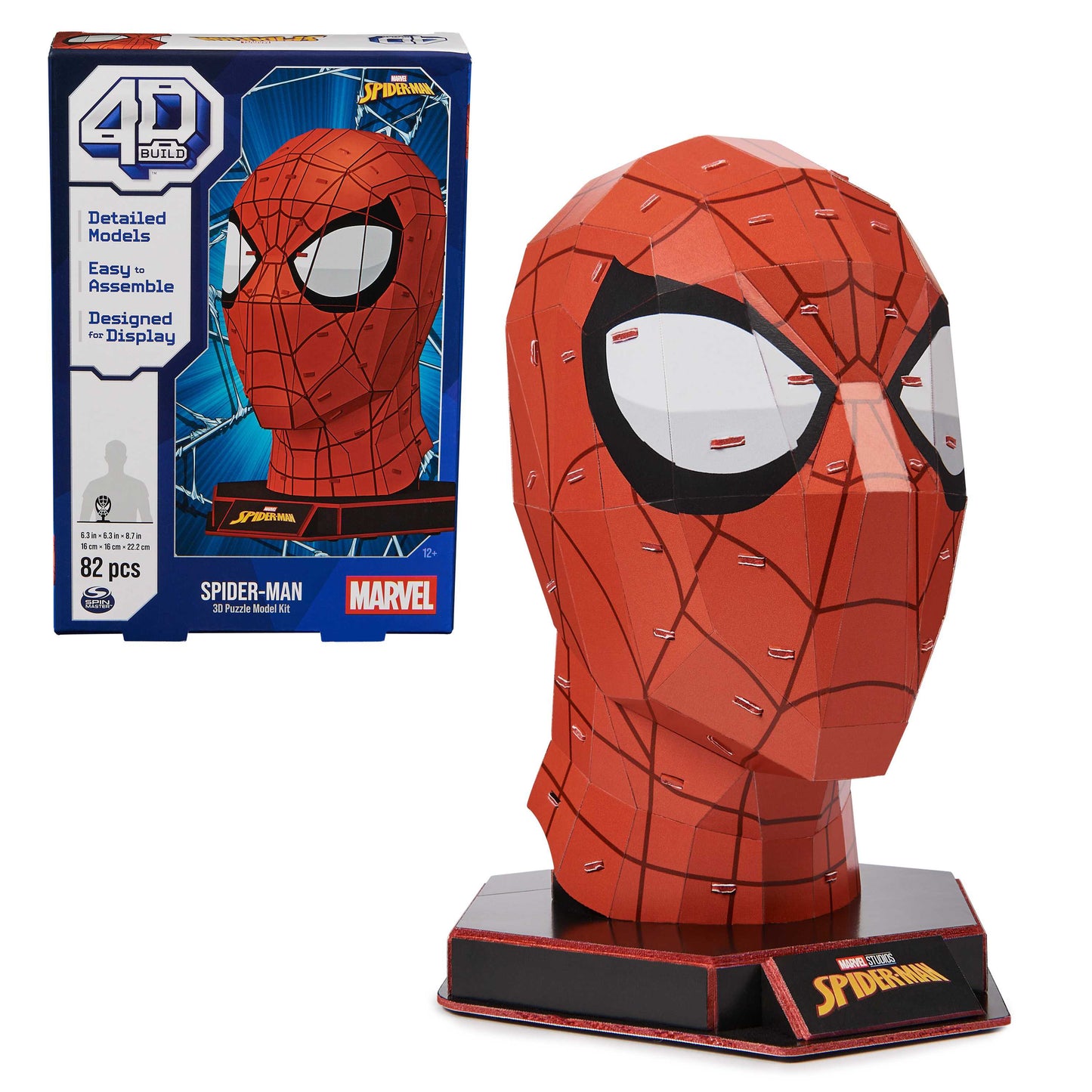 4D BUILD MARVEL SPIDER-MAN MASK 3D PUZZLE KIT