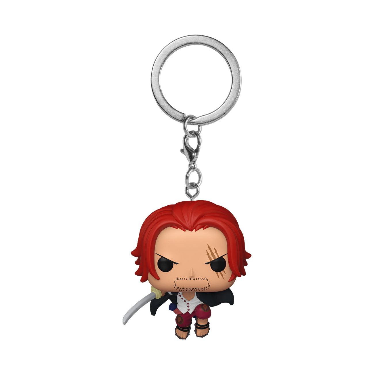 POP ANIMATION ONE PIECE SHANKS KEYCHAIN