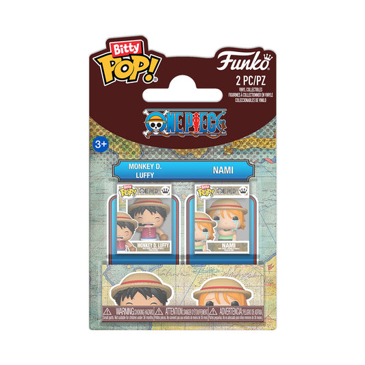 BITTY POP ONE PIECE LUFFY & NAMI 2PK