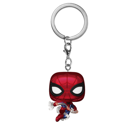 POP MARVEL SPIDER-MAN BND METALLIC SPIDER-MAN KEYCHAIN