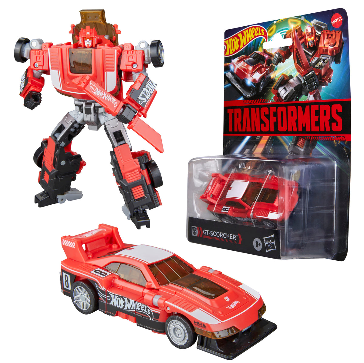 TRANSFORMERS X HOT WHEELS GT SCORCHER