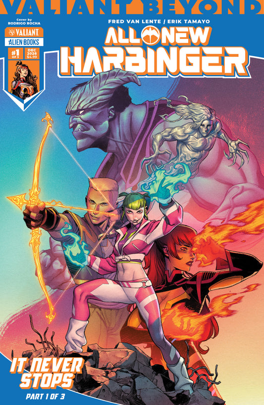 VALIANT BEYOND: ALL NEW HARBINGER #4 IT NEVER STOPS #1 COVER A (ROCHA)