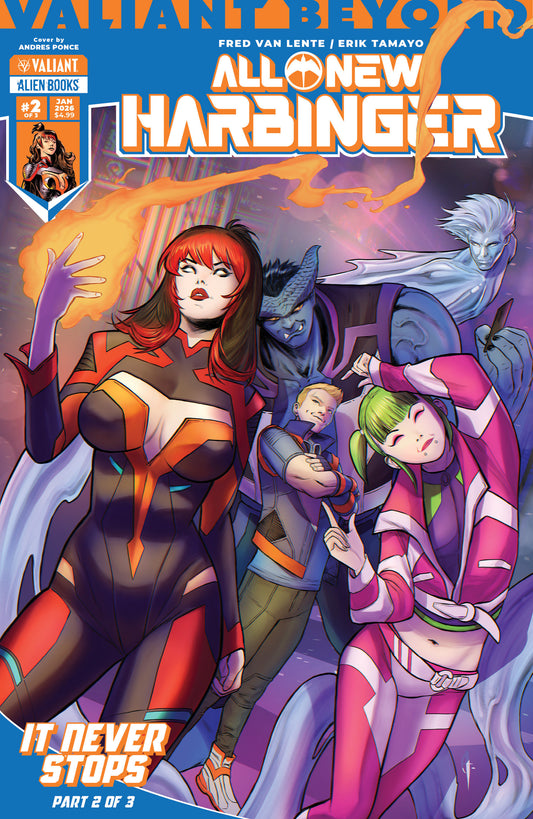 VALIANT BEYOND: ALL NEW HARBINGER #5 IT NEVER STOPS #2 COVER A Comic