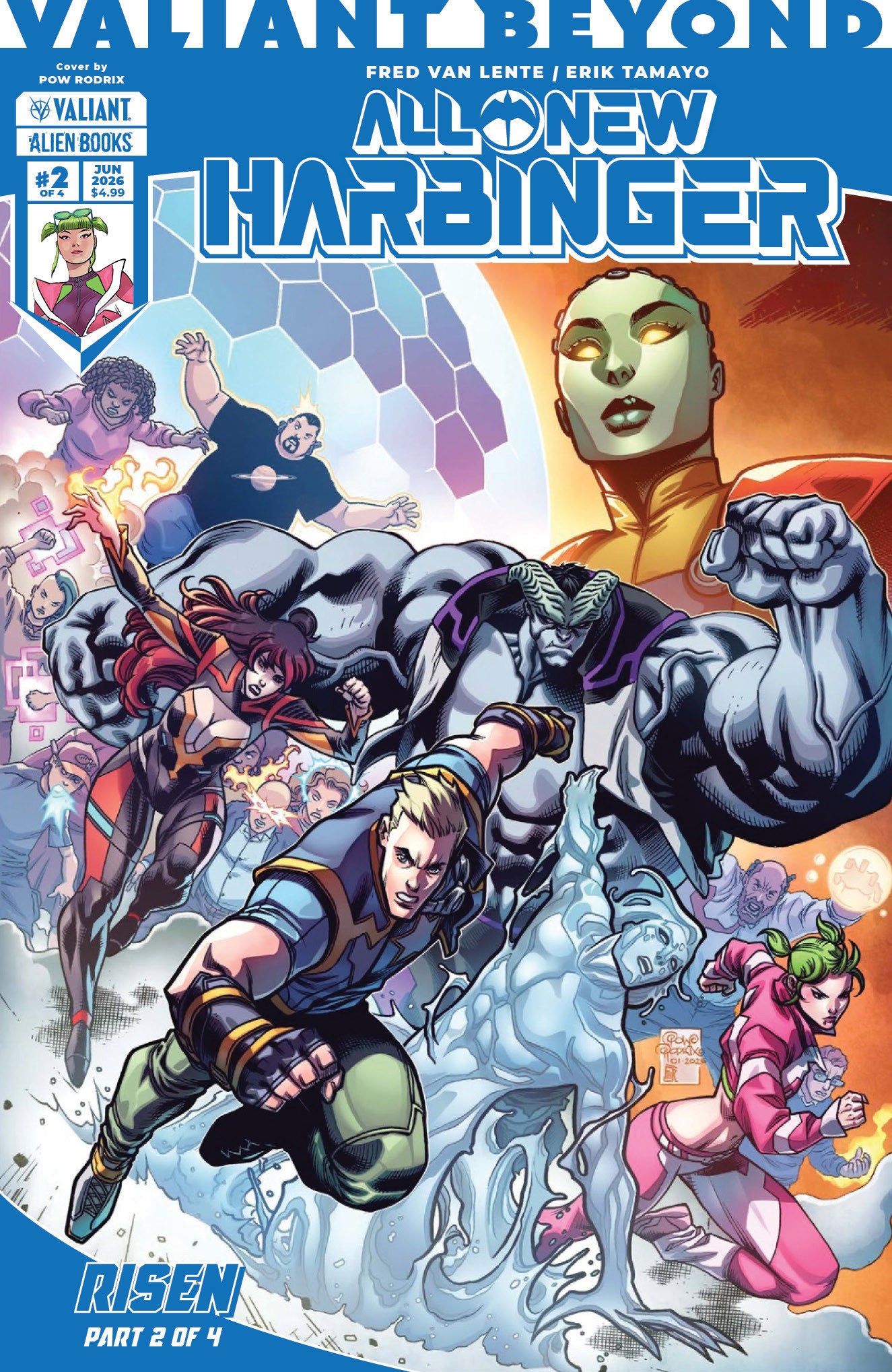 VALIANT BEYOND: ALL NEW HARBINGER #8 RISEN #2 COVER A (RODRIX) (IDW 2026) Comic