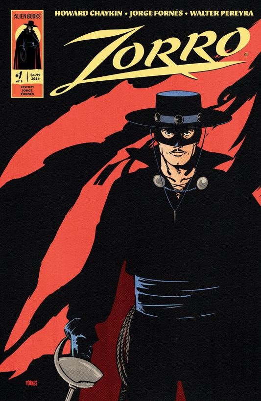 ZORRO #1 COVER A (FORNéS) (IDW Publishing 2026) 1st Print Comic