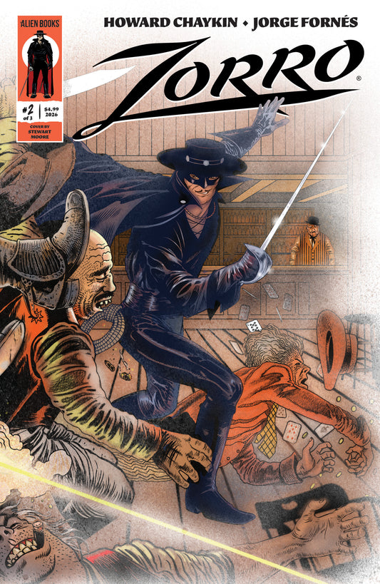 ZORRO #2 COVER A (MOORE WRAPAROUND VARIANT) (IDW Publishing 2026) Comic