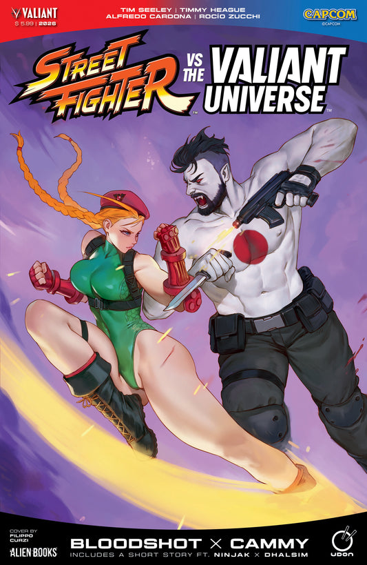 STREET FIGHTER VS. THE VALIANT UNIVERSE SPECIAL COVER A (CURZI) (IDW 2026) Comic
