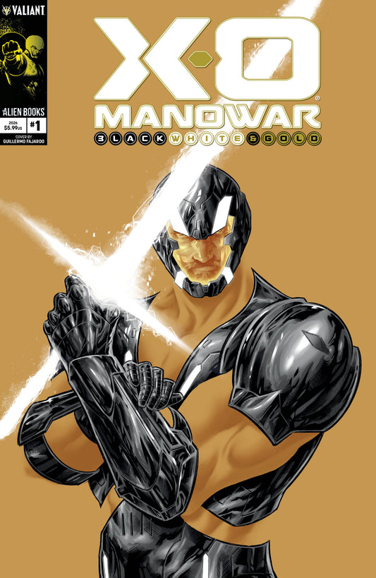 X O MANOWAR: BLACK, WHITE & GOLD #1 COVER A (FAJARDO) (IDW 2026) Comic