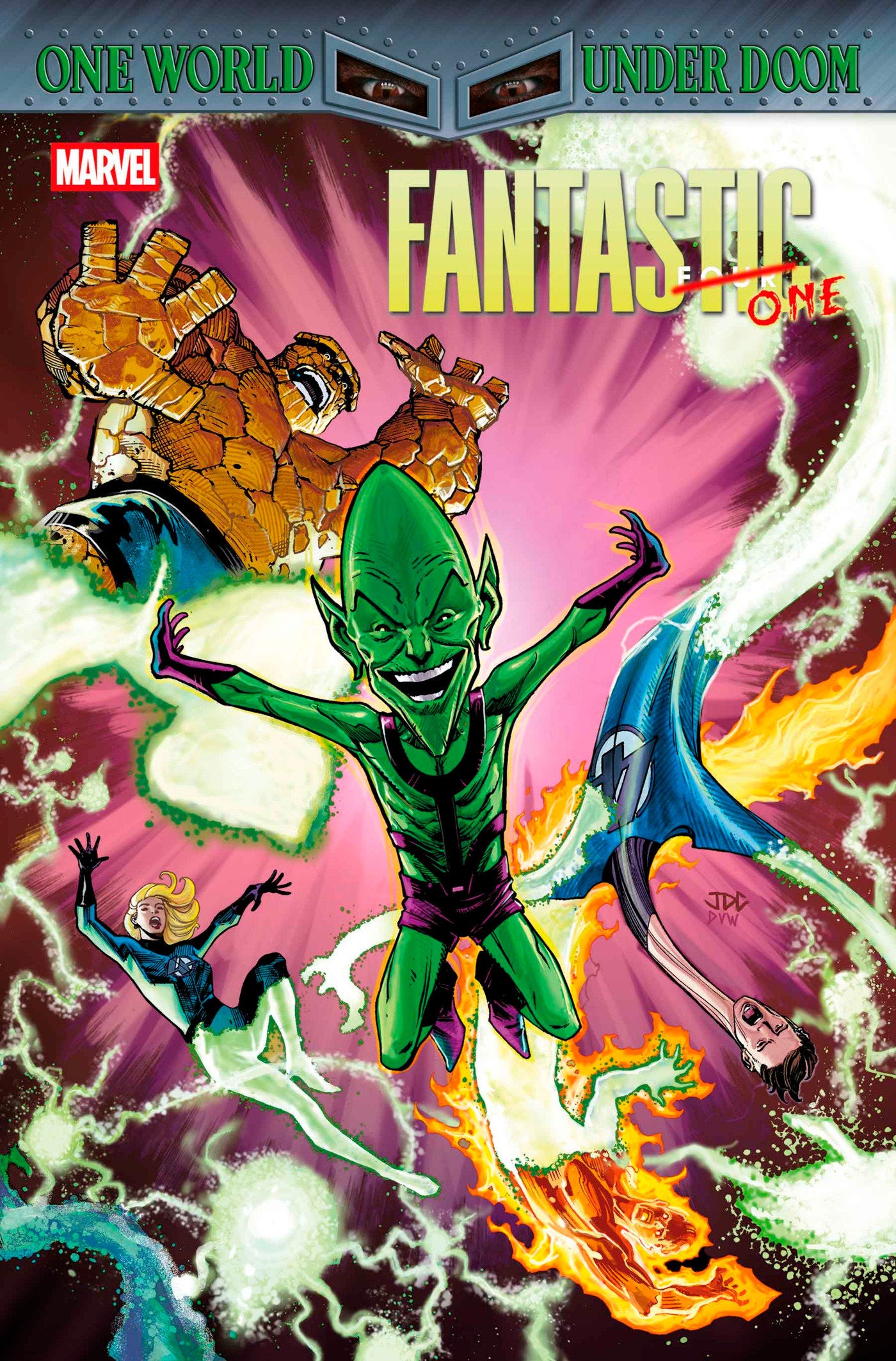 FANTASTIC FOUR #32 JOSHUA CASSARA IMPOSSIBLE MAN POP-UP VARIANT [DOOM]