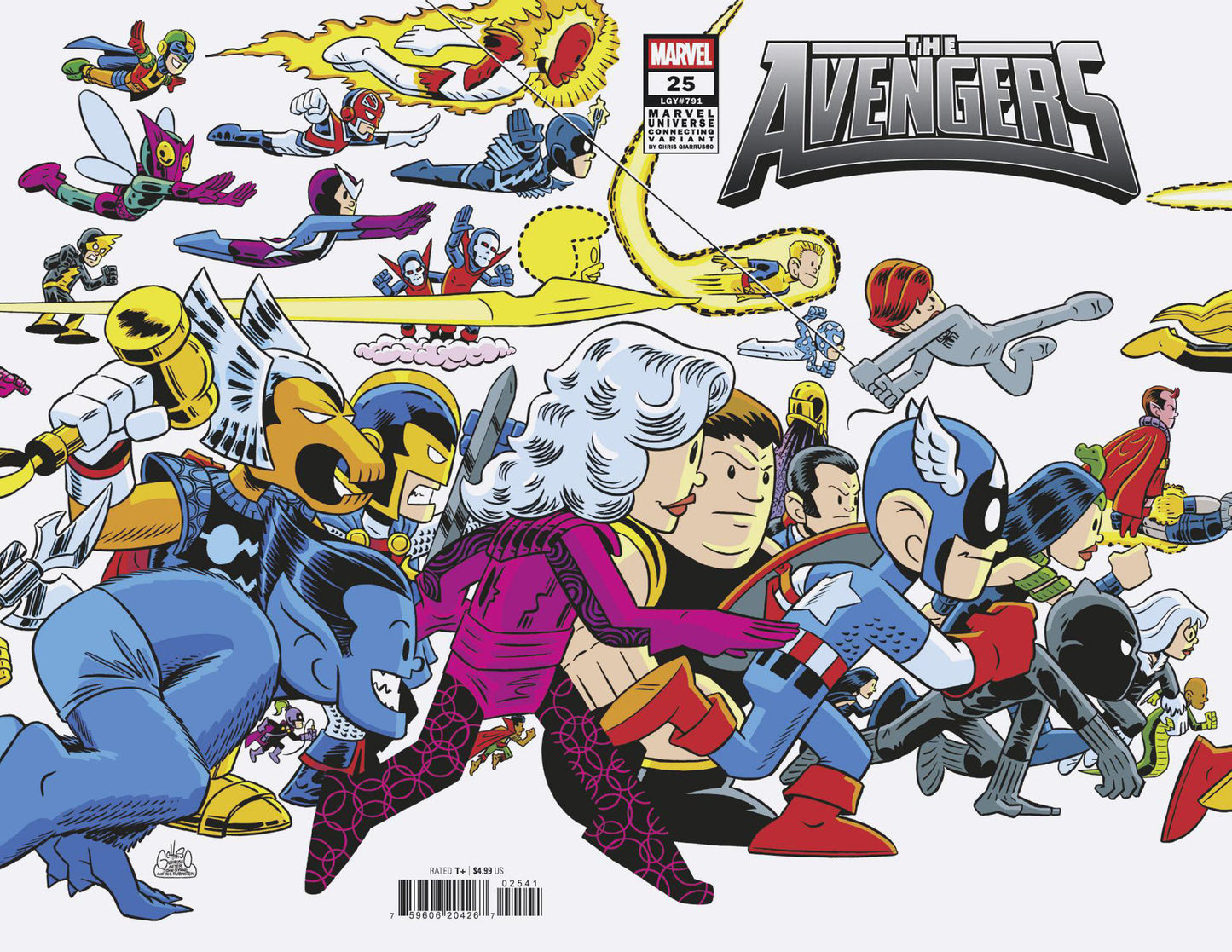 Avengers #25 Chris Giarrusso Marvel Universe Connecting Wrap Variant B [Doom]