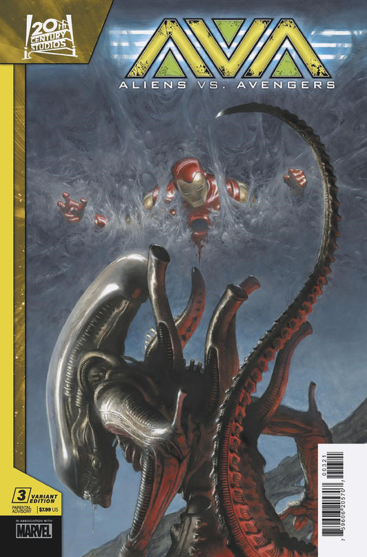 ALIENS VS AVENGERS #3 (OF 4) PAOLO RIVERA VARIANT
