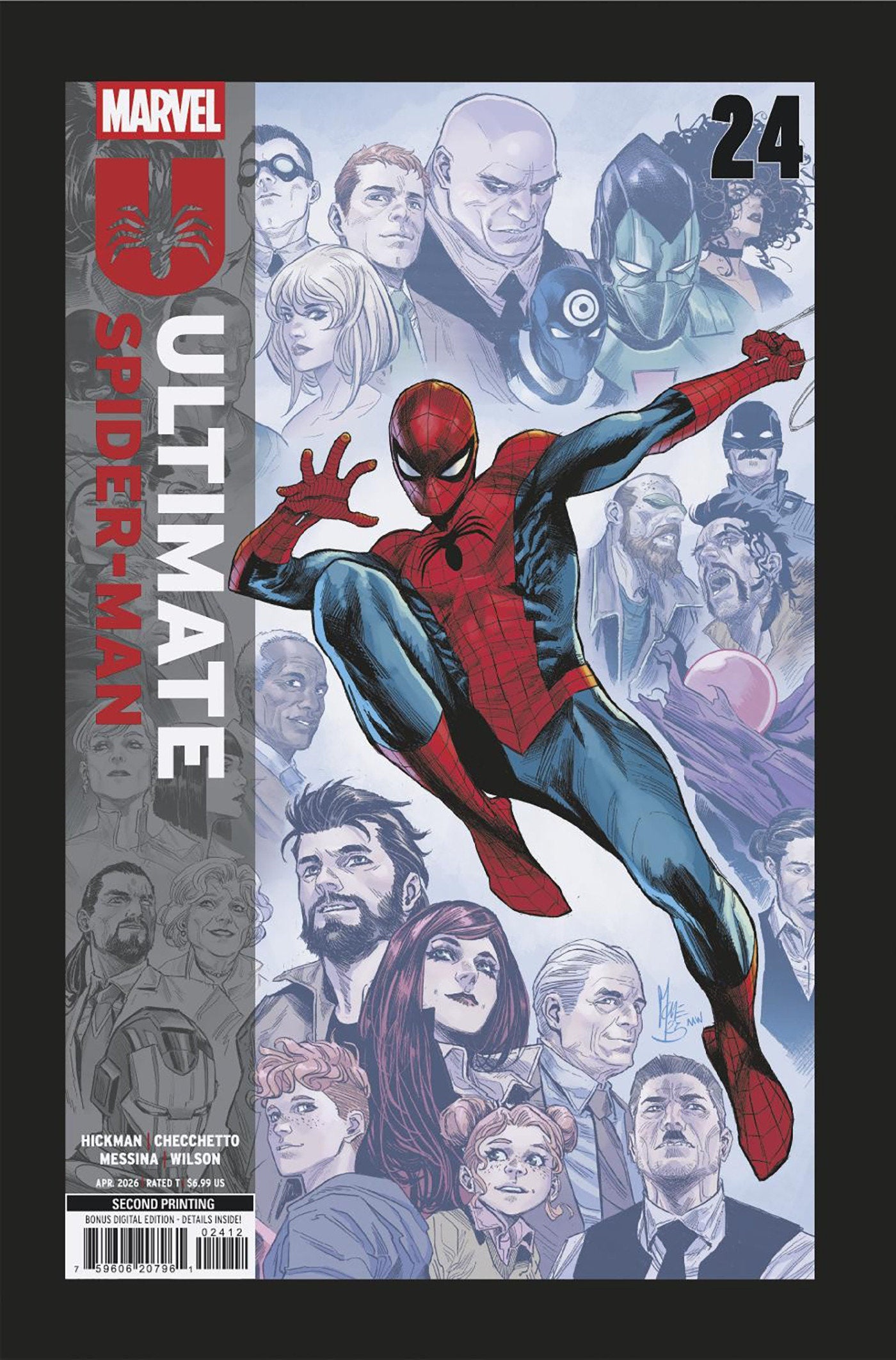 ULTIMATE SPIDER-MAN #24 MARCO CHECCHETTOING VARIANT (Marvel 2026) 2nd Print