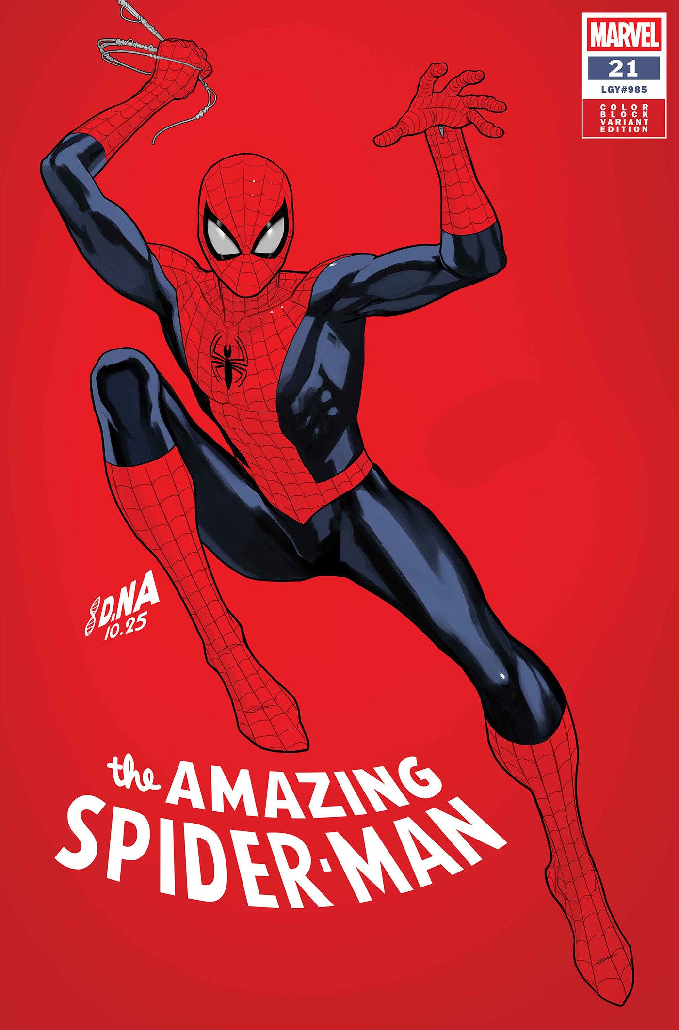 AMAZING SPIDER-MAN #21 DAVID NAKAYAMA COLOR BLOCK RED VARIANT (2026) Comic