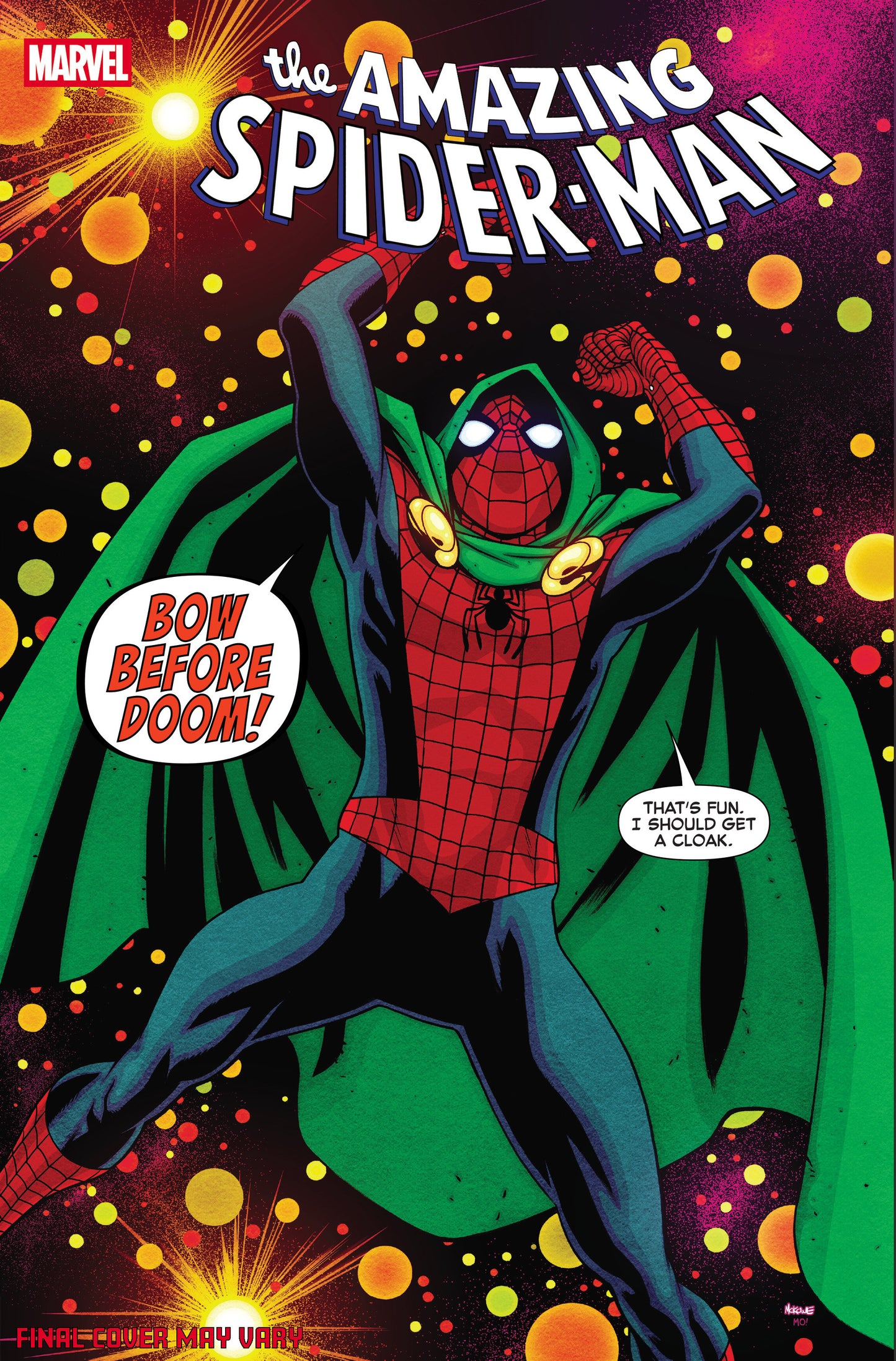 AMAZING SPIDER-MAN #23 MIKE MCKONE DOOM HOMAGE VARIANT [DS] (Marvel 2026) Comic