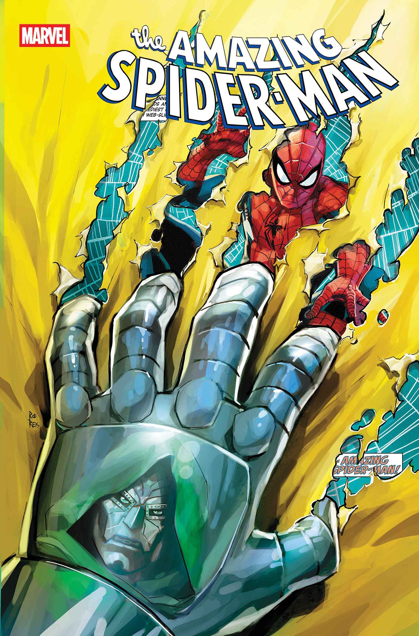 AMAZING SPIDER-MAN #24 ROD REIS DOOM HOMAGE VARIANT [DS] (Marvel 2026) Comic