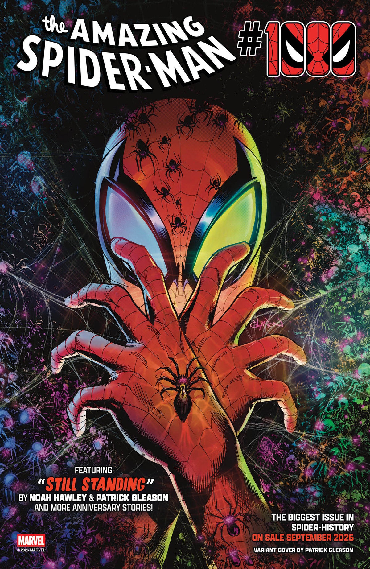 AMAZING SPIDER-MAN #1000 PATRICK GLEASON WEB HEAD VARIANT (Marvel 2026) Comic