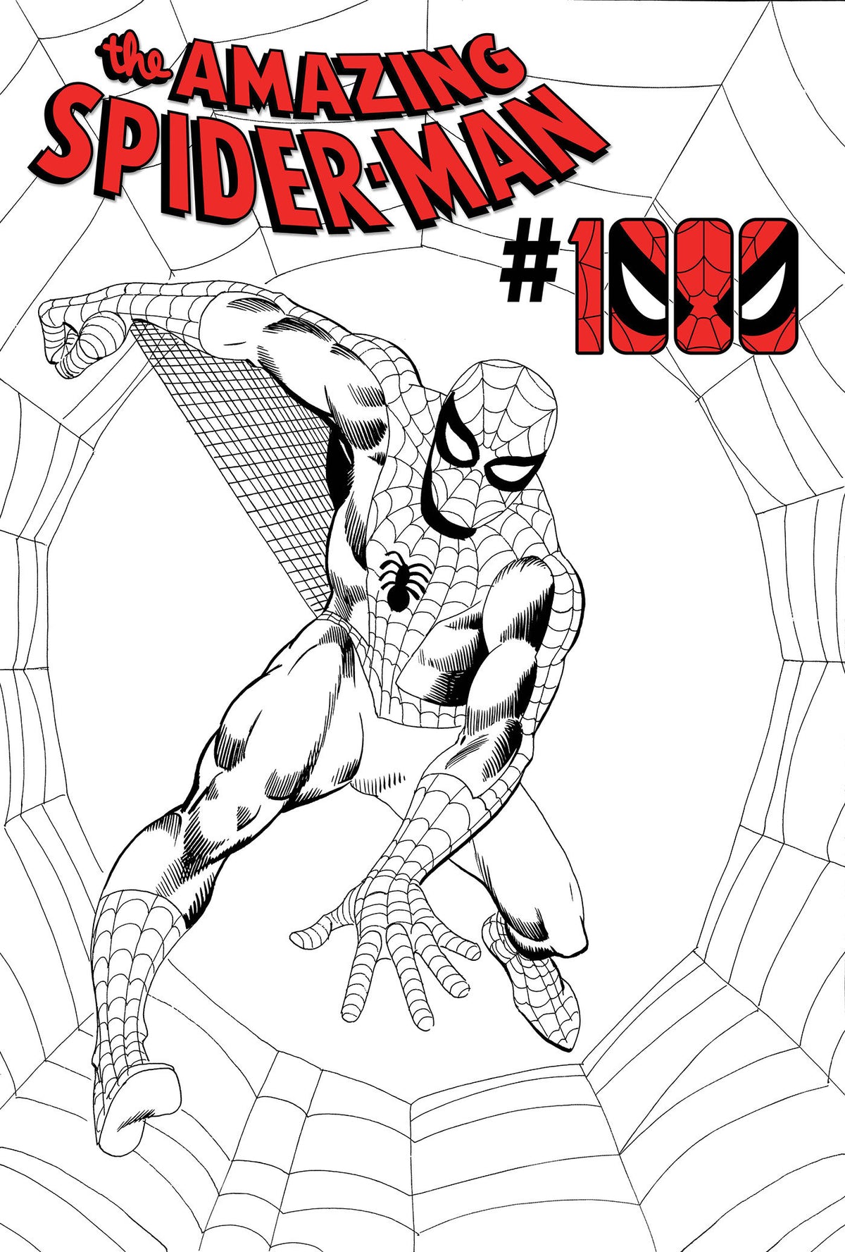 AMAZING SPIDER-MAN #1000 STEVE DITKO BLACK AND WHITE 1:50 VARIANT (Marvel 2026) Comic