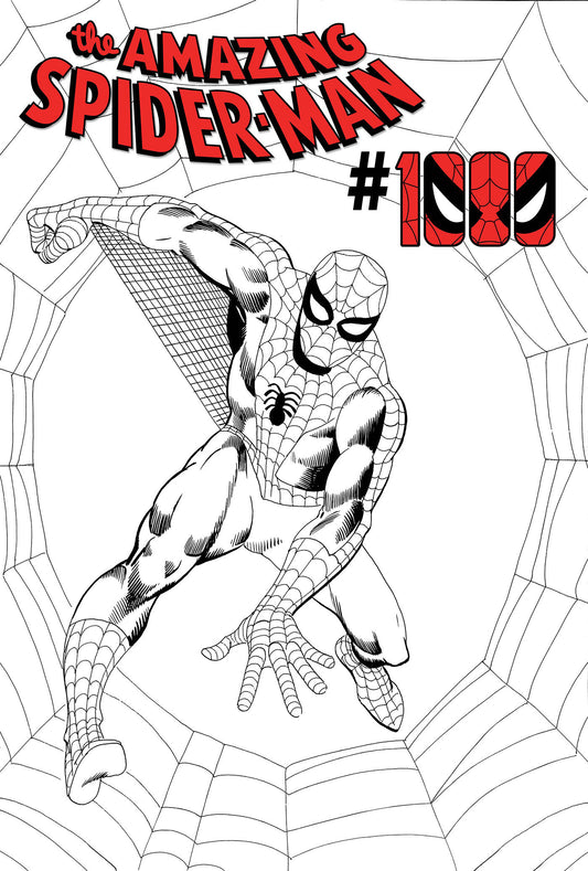 AMAZING SPIDER-MAN #1000 STEVE DITKO BLACK AND WHITE 1:50 VARIANT (Marvel 2026) Comic