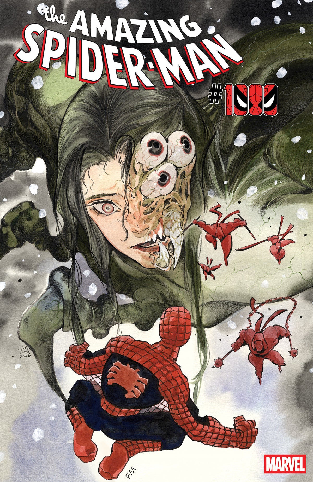 AMAZING SPIDER-MAN #1000 PEACH MOMOKO & FRANK MILLER VARIANT (Marvel 2026) Comic