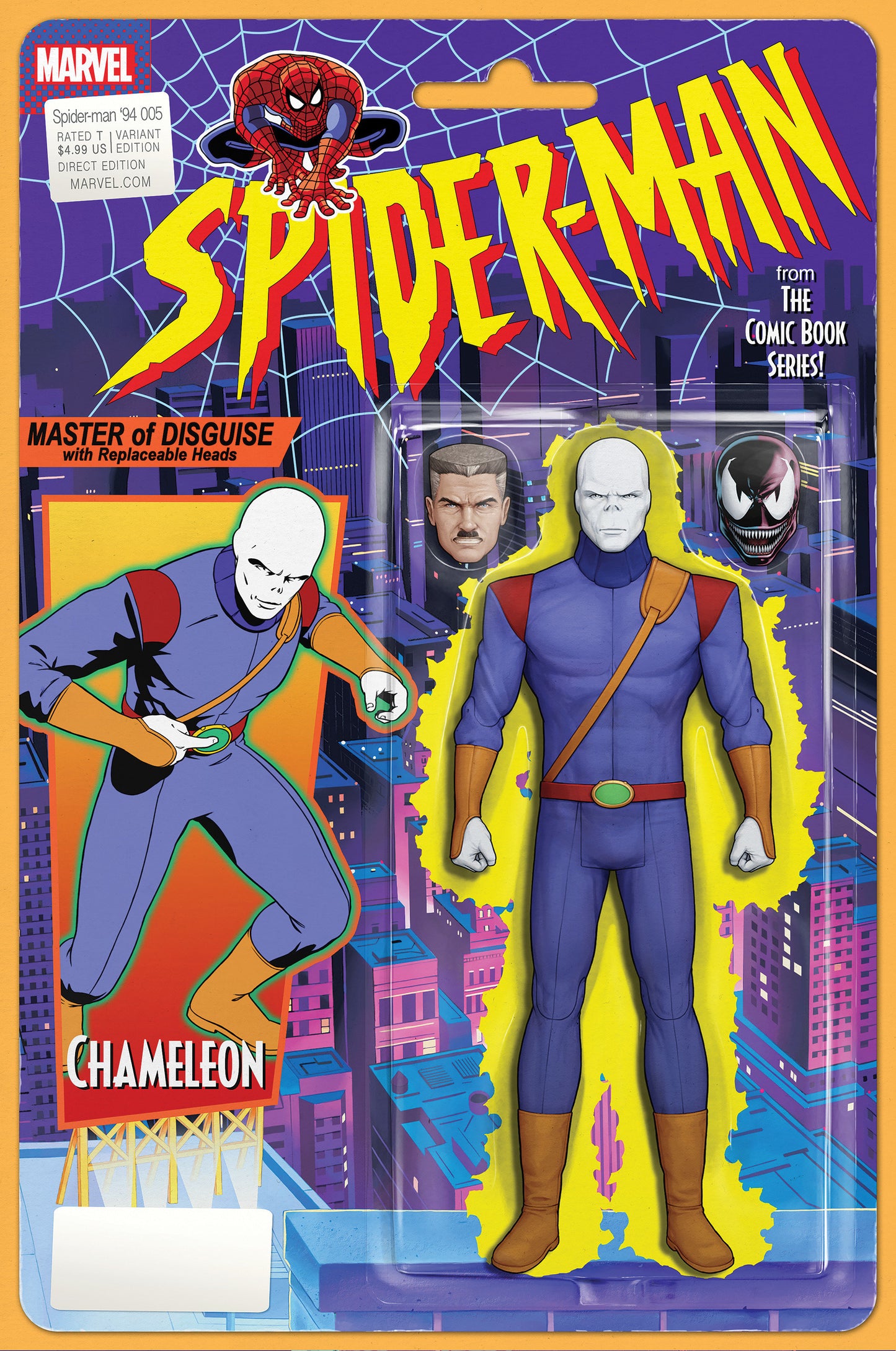 SPIDER-MAN '94 #5 JOHN TYLER CHRISTOPHER ACTION FIGURE VARIANT (2026) Comic