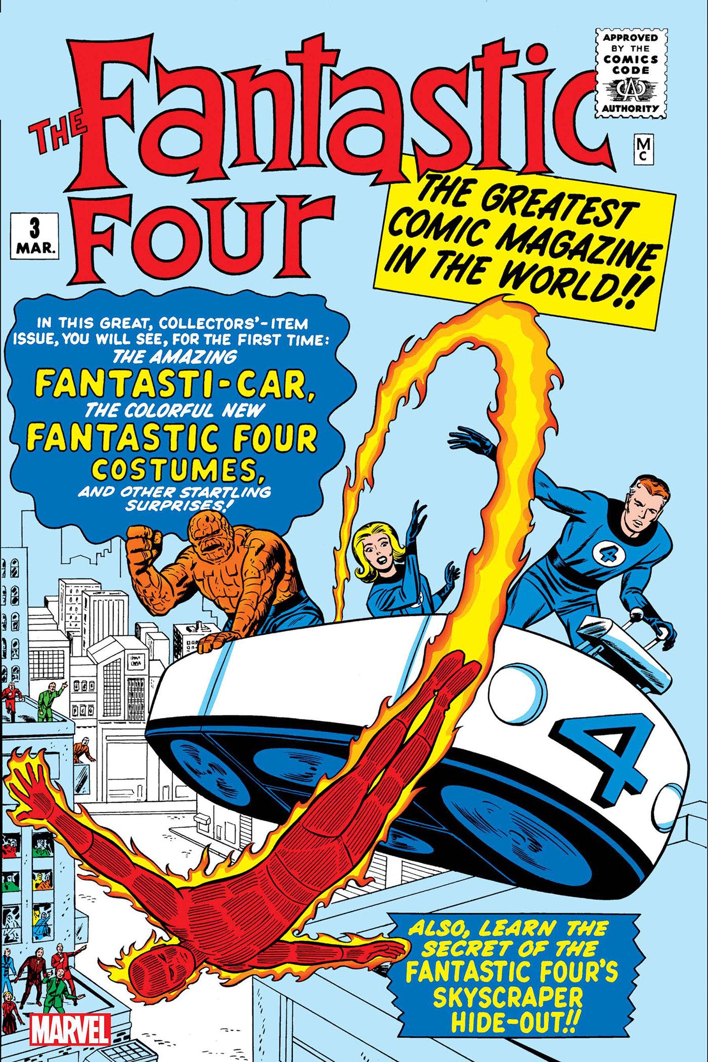 FANTASTIC FOUR FACSIMILE EDITION #3 FOIL VARIANT