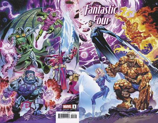 FANTASTIC FOUR #1 CLAUDIO CASTELLINI WRAPAROUND 1:25 VARIANT