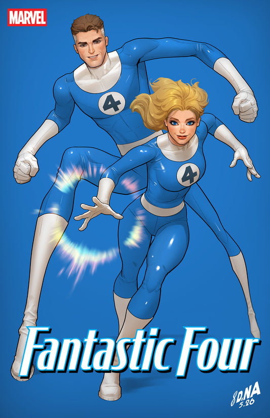 FANTASTIC FOUR #14 DAVID NAKAYAMA COLOR BLOCK BLUE VARIANT (Marvel 2026) Comic