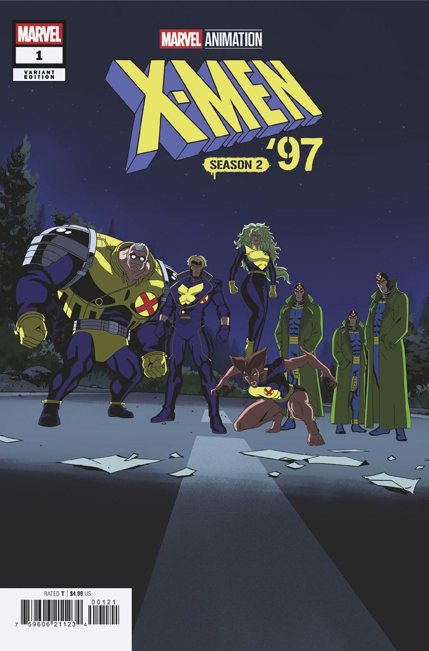 X-MEN '97: SEASON TWO #1 MARVEL ANIMATION VARIANT (Marvel 2026) 1st Print Comic