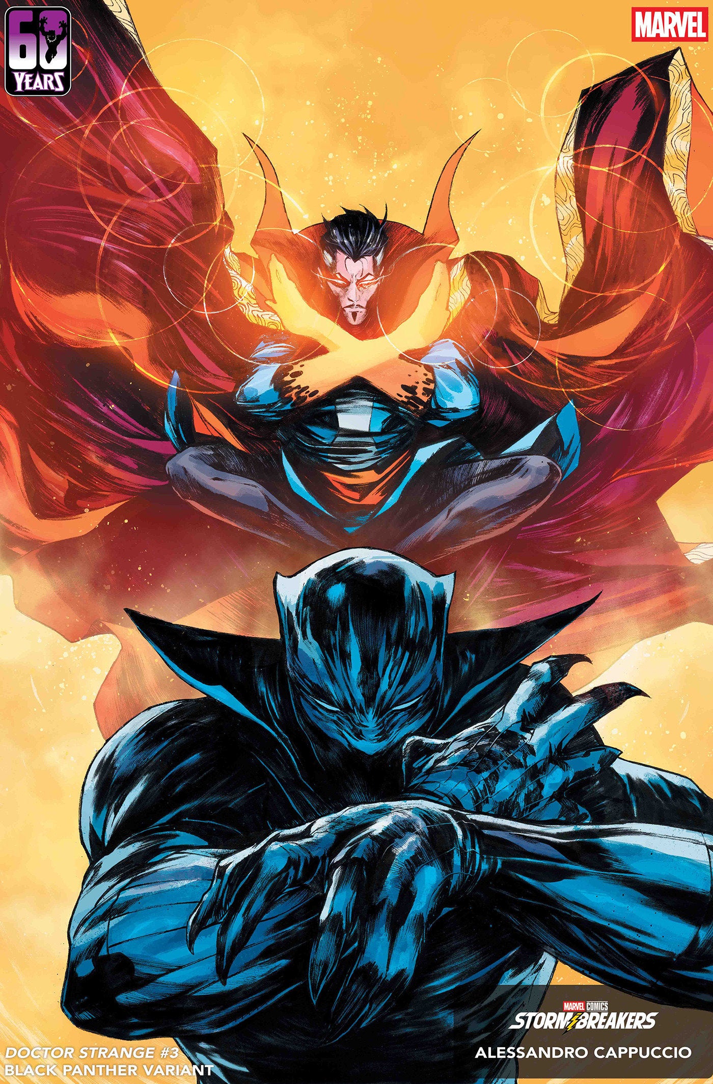 DOCTOR STRANGE #3 ALESSANDRO CAPPUCCIO BLACK PANTHER VARIANT (Marvel 2026) Comic