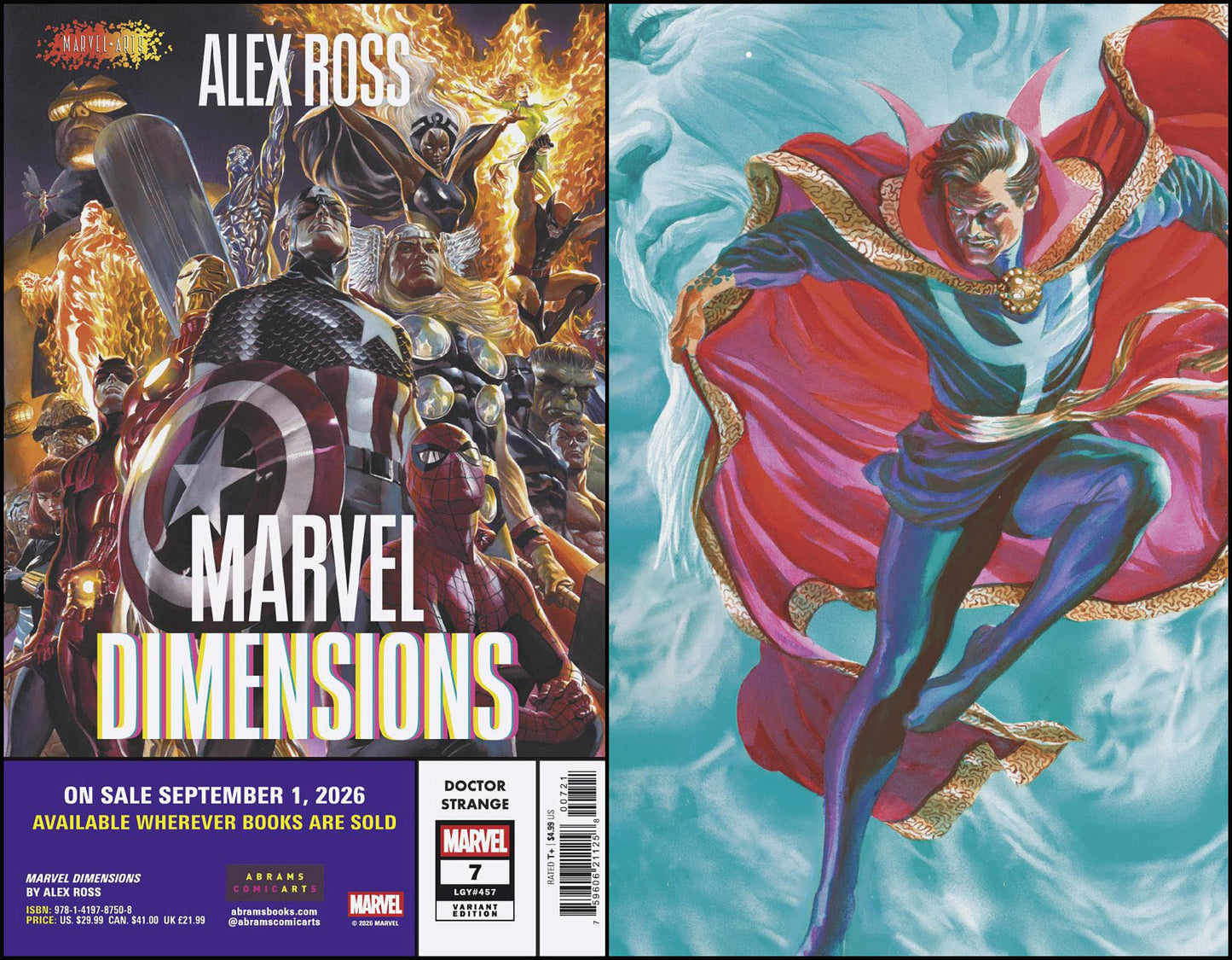 DOCTOR STRANGE #7 ALEX ROSS MARVEL DIMENSIONS VARIANT (Marvel 2026) Comic