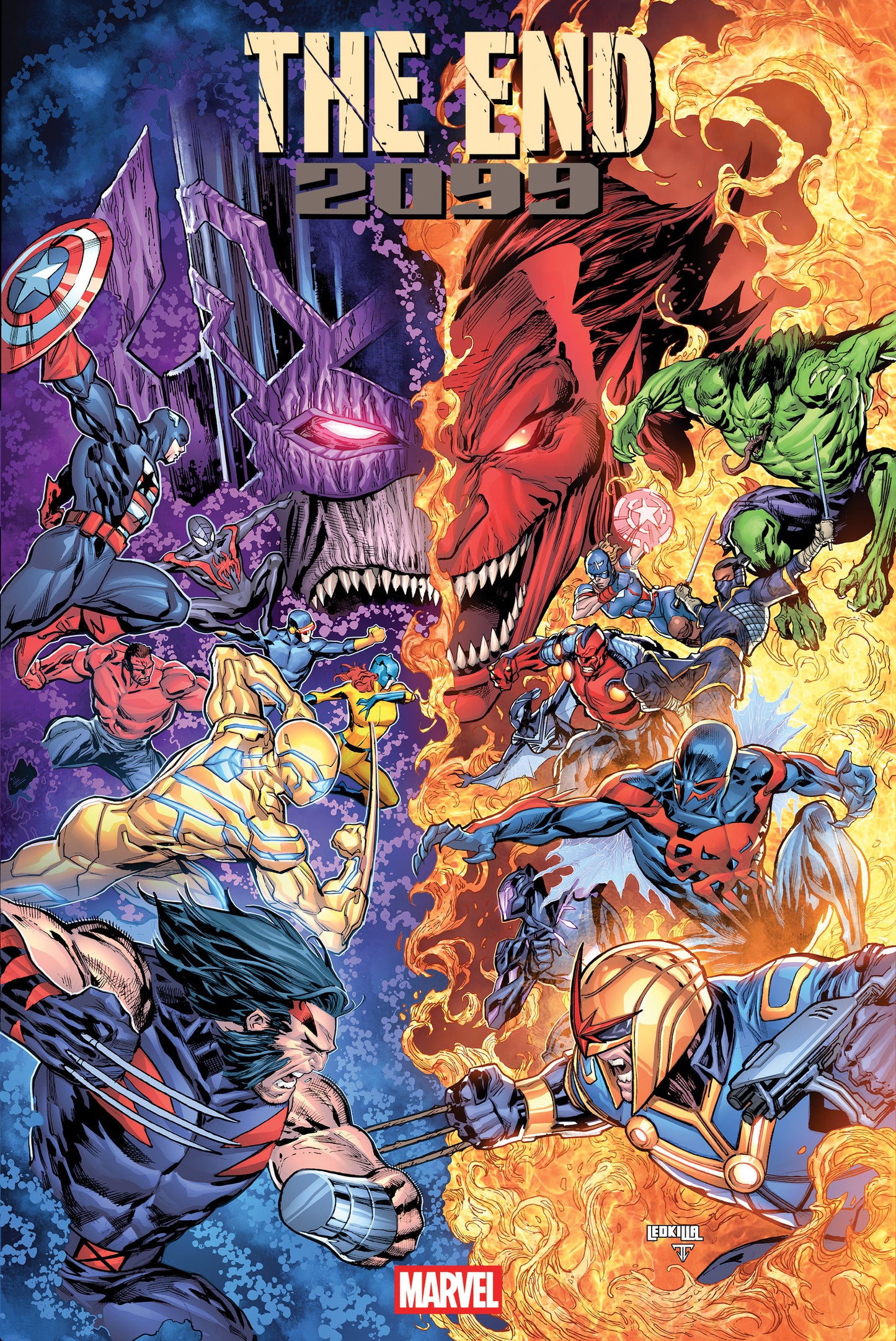 THE END 2099 #1 KEN LASHLEY BATTLE VARIANT (Marvel 2026) 1st Print Comic