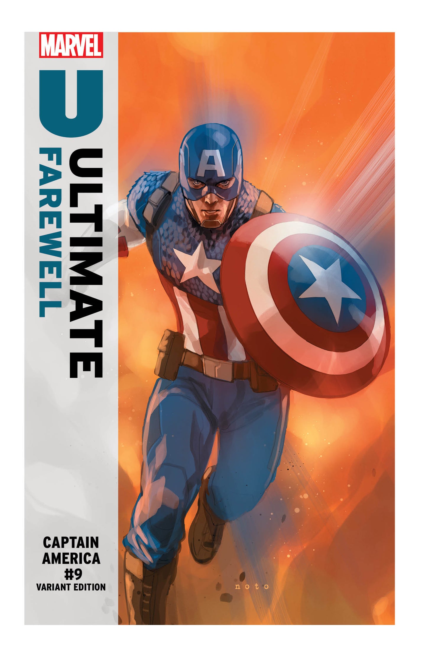 CAPTAIN AMERICA #9 PHIL NOTO ULTIMATE FAREWELL VARIANT (Marvel 2026) Comic