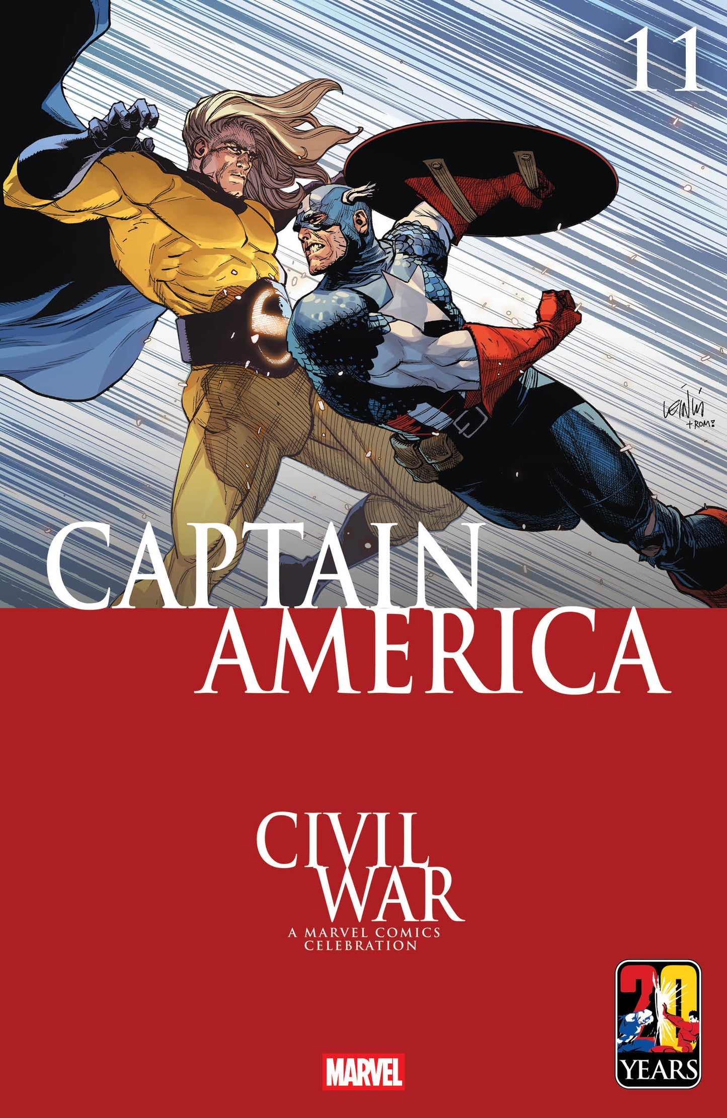 CAPTAIN AMERICA #11 LEINIL YU CIVIL WAR CELEBRATION VARIANT (Marvel 2026) Comic