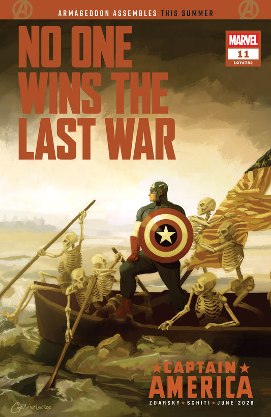 CAPTAIN AMERICA #11 CHIP ZDARSKY FORESHADOW VARIANT (Marvel 2026) Comic