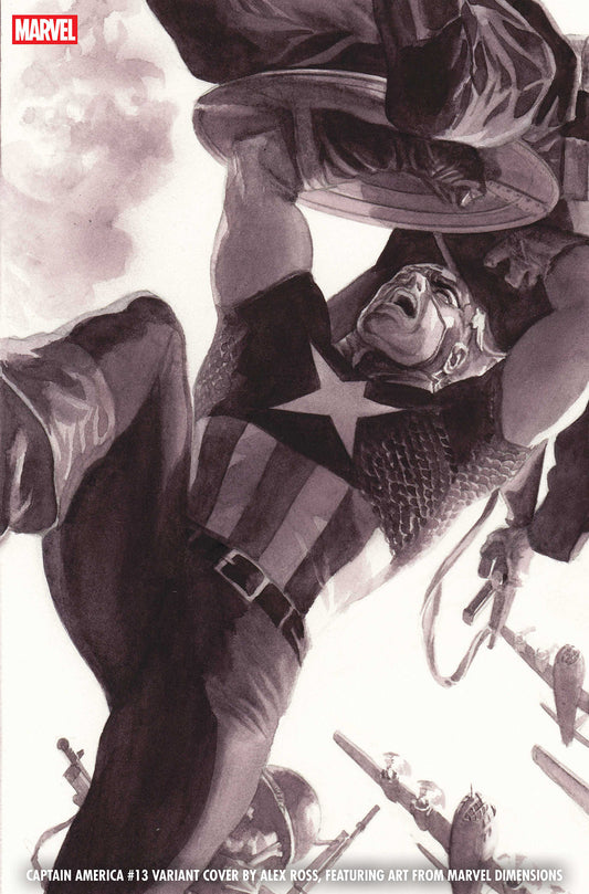 CAPTAIN AMERICA #13 ALEX ROSS MARVEL DIMENSIONS VARIANT [ARM] (2026) Comic