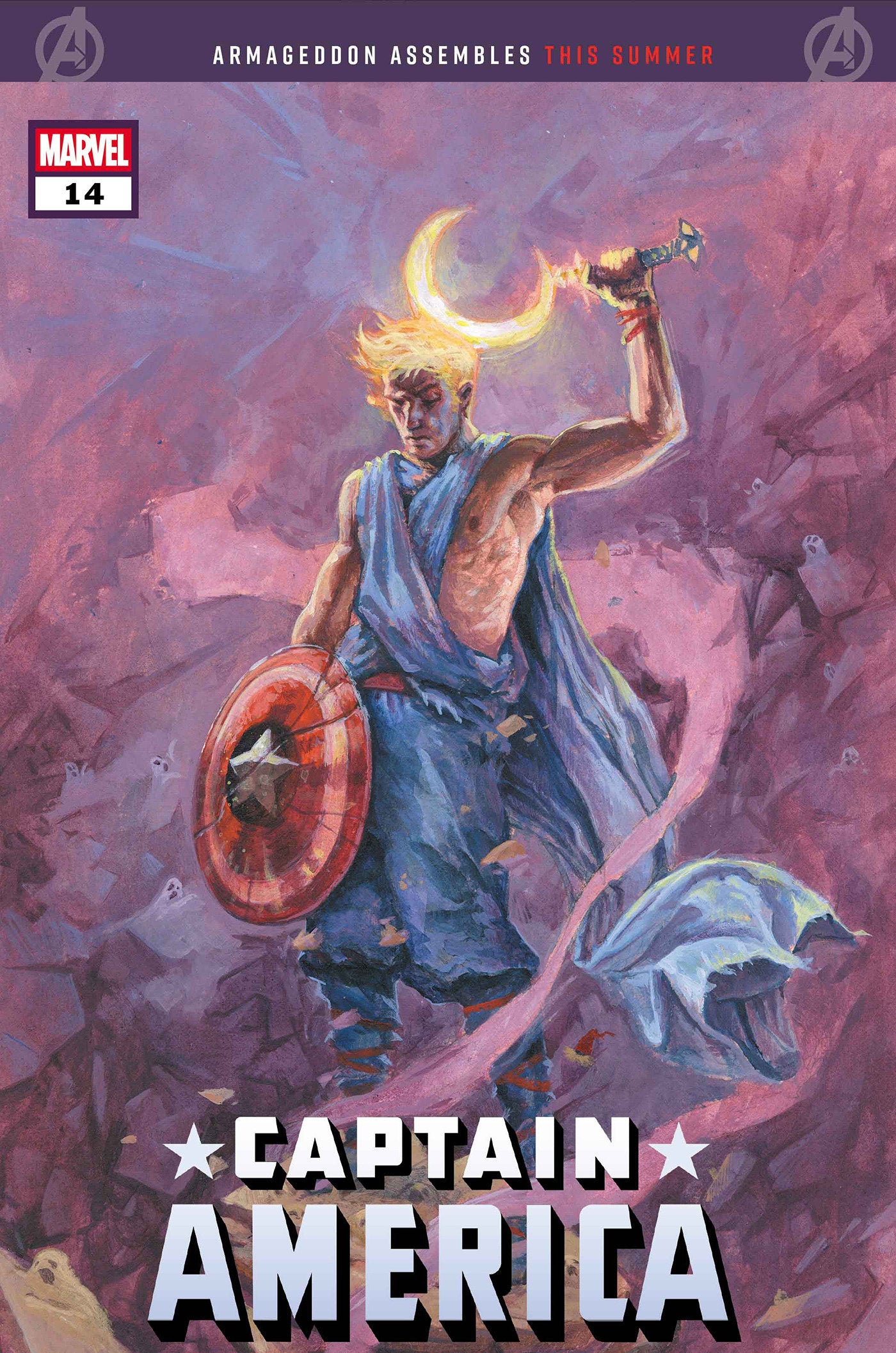 CAPTAIN AMERICA #14 DOMENICO CAVA VARIANT [ARM] (Marvel 2026) 1st Print Comic